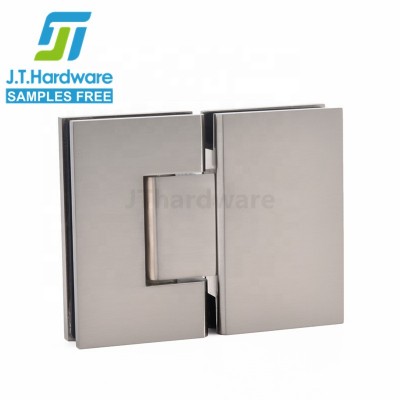 Sample Free 180 Degree Square Corner Glass to Glass American Heavy Duty Brass Shower Door Hinge